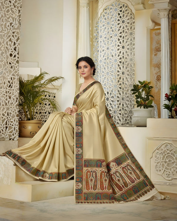 Anaya Pearl Heritage Silk Saree